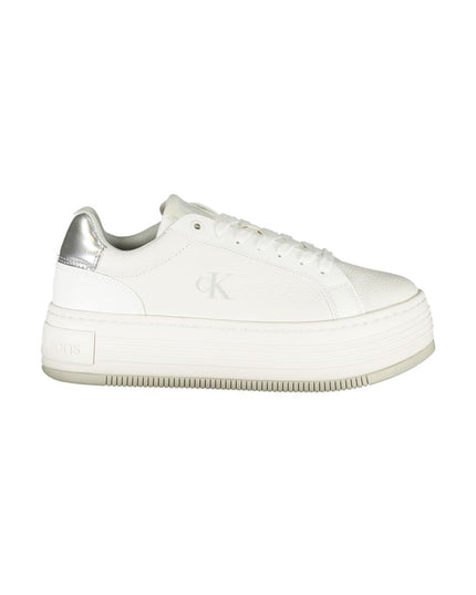Calvin Klein White Leather Women Sneaker