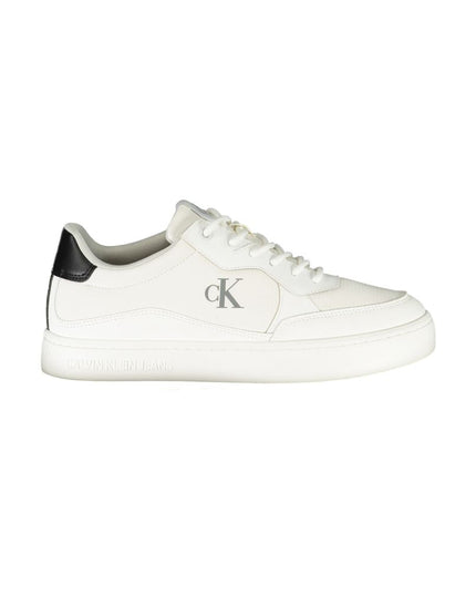 Calvin Klein White Polyester Men Sneaker