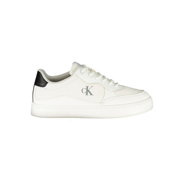 Calvin Klein White Polyester Men Sneaker