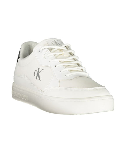 Calvin Klein White Polyester Men Sneaker