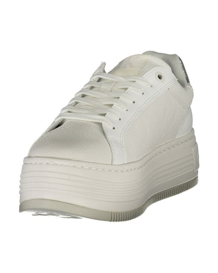 Calvin Klein White Leather Women Sneaker