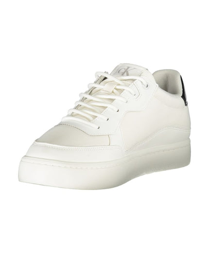 Calvin Klein White Polyester Men Sneaker