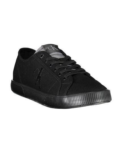 Calvin Klein Black Cotton Men Sneaker