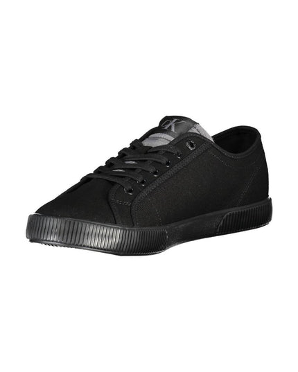 Calvin Klein Black Cotton Men Sneaker