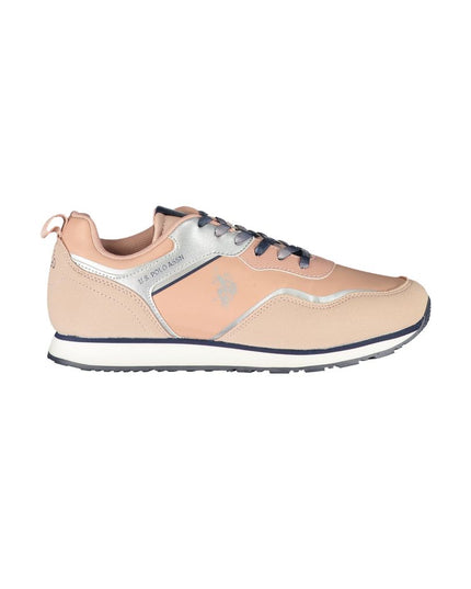 U.S. POLO ASSN. Pink Polyester Sneaker