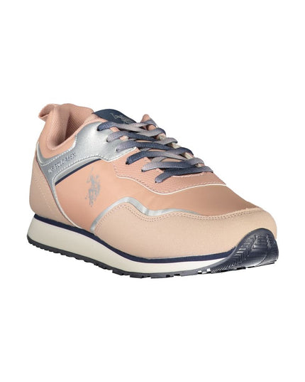 U.S. POLO ASSN. Pink Polyester Sneaker