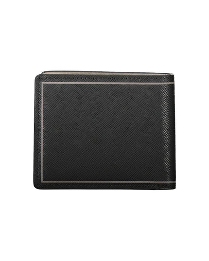 Tommy Hilfiger Black Leather Double Card Wallet