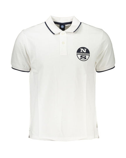 North Sails White Cotton Polo Shirt