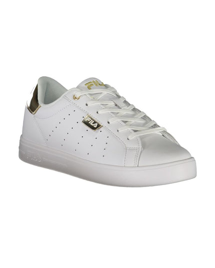 Fila Lace-Up Luxe Sneakers with Golden Accents