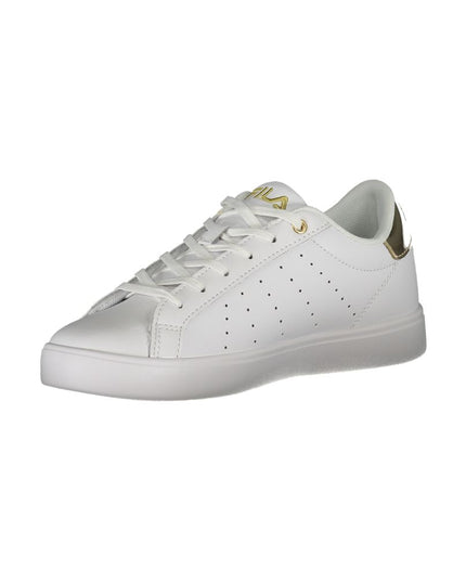 Fila Lace-Up Luxe Sneakers with Golden Accents