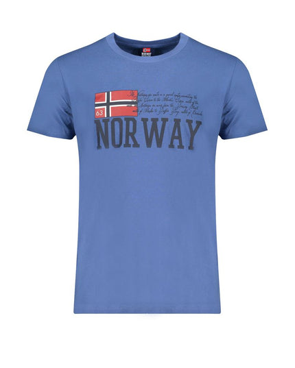 Norway 1963 Blue Cotton T-Shirt