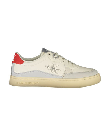 Calvin Klein White Polyester Sneaker