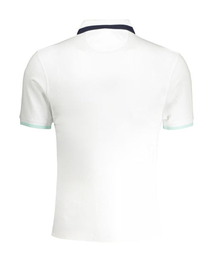 La Martina White Cotton Polo Shirt