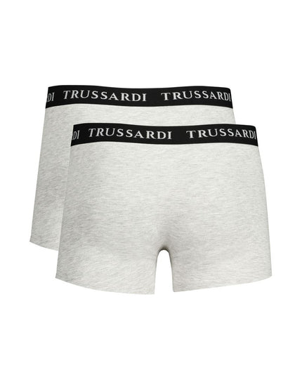 Trussardi Brown Cotton Men Boxer Underwear