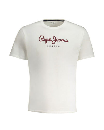 Pepe Jeans White Cotton T-Shirt
