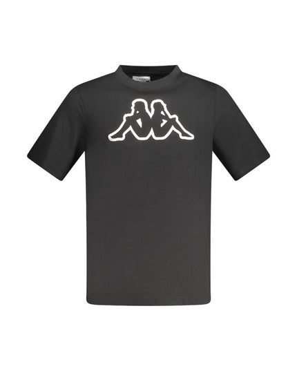 Kappa Black Cotton Men T-Shirt