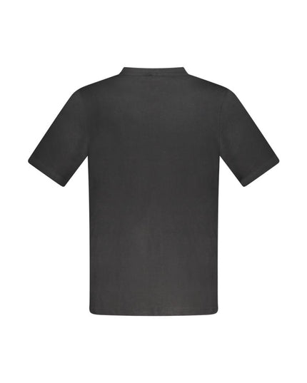 Kappa Black Cotton Men T-Shirt