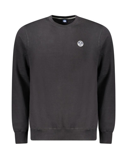 North Sails Black Cotton Men Sweater