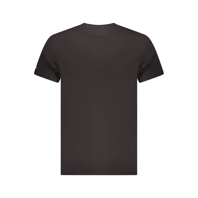 Tommy Hilfiger Black Cotton Men T-Shirt