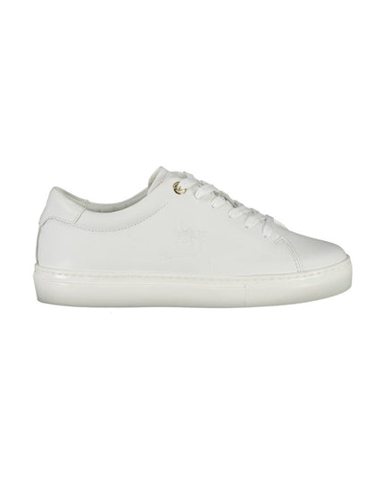 Tommy Hilfiger White Leather Women Sneaker
