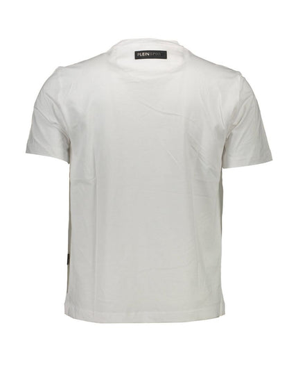 Plein Sport White Cotton Men T-Shirt