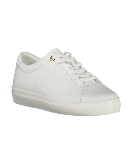 Tommy Hilfiger White Leather Women Sneaker