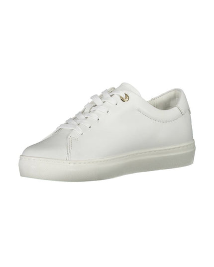 Tommy Hilfiger White Leather Women Sneaker