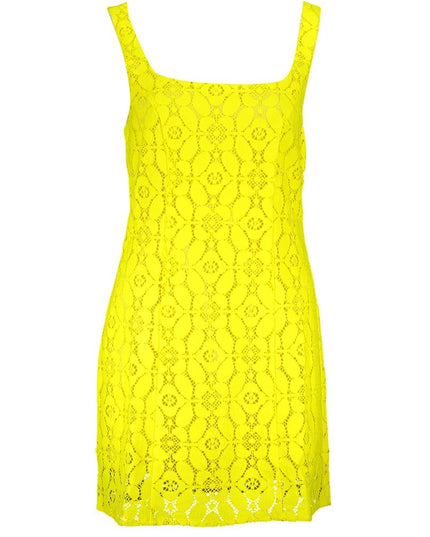 Desigual Yellow Polyester Dress