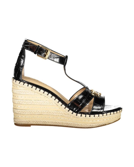 Ralph Lauren Black Polyester Sandal