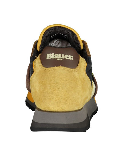 Blauer Chic Contrast Lace-Up Sneakers