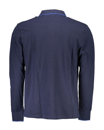 North Sails Blue Cotton Men Polo Shirt