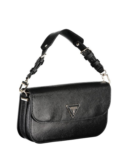 Guess Jeans Black Polyethylene Handbag