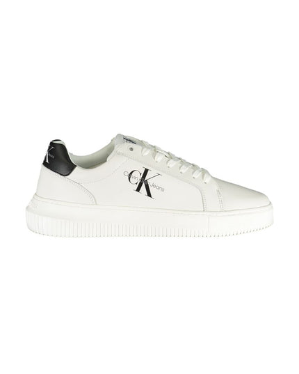 Calvin Klein Sophisticated White Lace-Up Sneakers