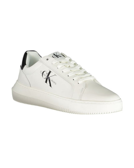Calvin Klein Sophisticated White Lace-Up Sneakers
