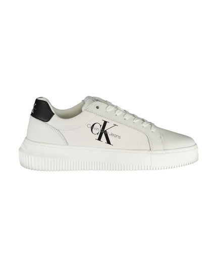 Calvin Klein Eco-Chic White Sneakers with Contrast Details