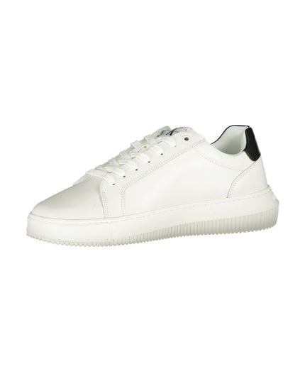 Calvin Klein Sophisticated White Lace-Up Sneakers