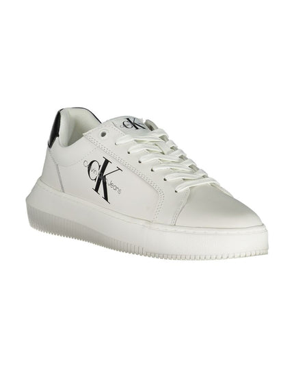 Calvin Klein Eco-Chic White Sneakers with Contrast Details