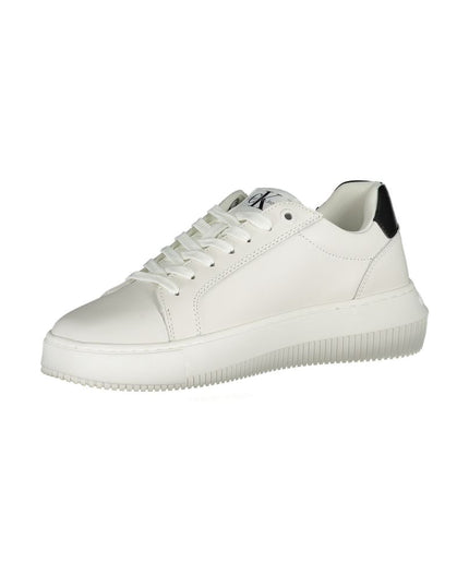 Calvin Klein Eco-Chic White Sneakers with Contrast Details