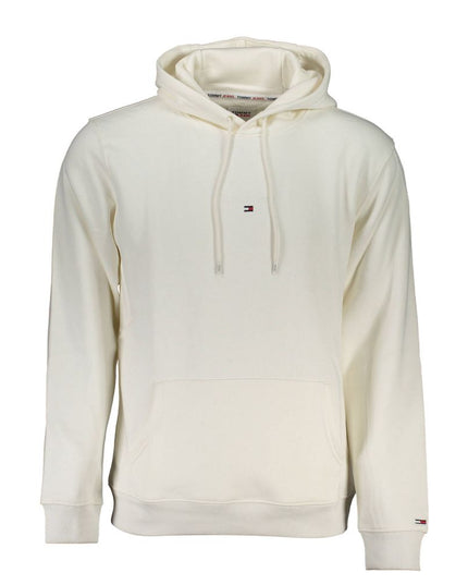 Tommy Hilfiger White Cotton Men Sweater