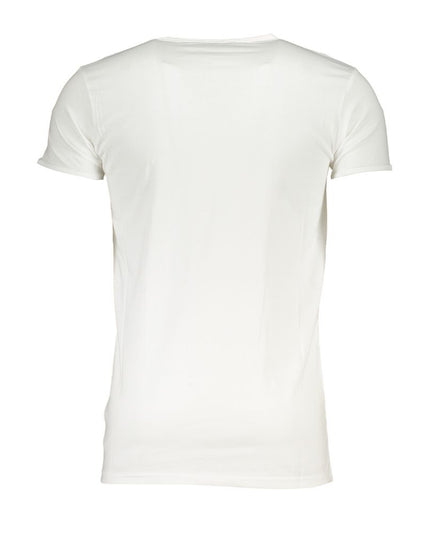 Cavalli Class White Cotton T-Shirt