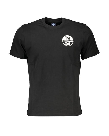 North Sails Black Cotton T-Shirt
