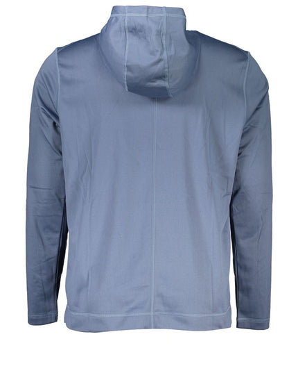 Calvin Klein Blue Polyester Men's Hooded Sweater