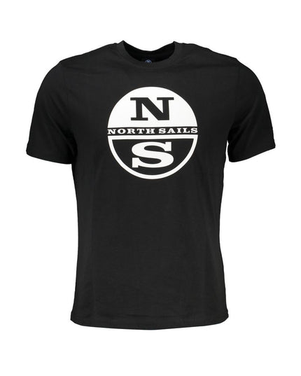 North Sails Black Cotton T-Shirt
