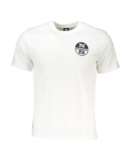 North Sails Bianco Cotton Men T-Shirt