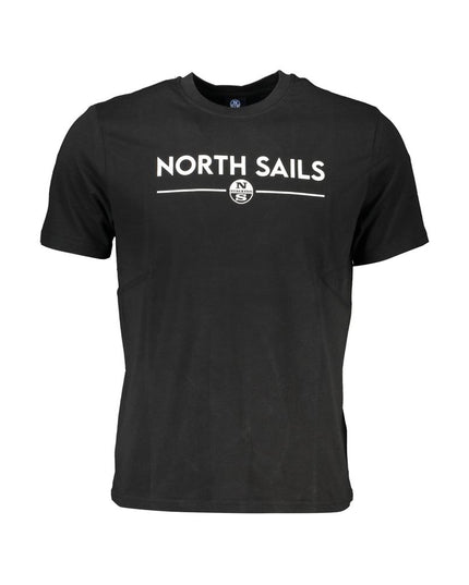 North Sails Black Cotton T-Shirt
