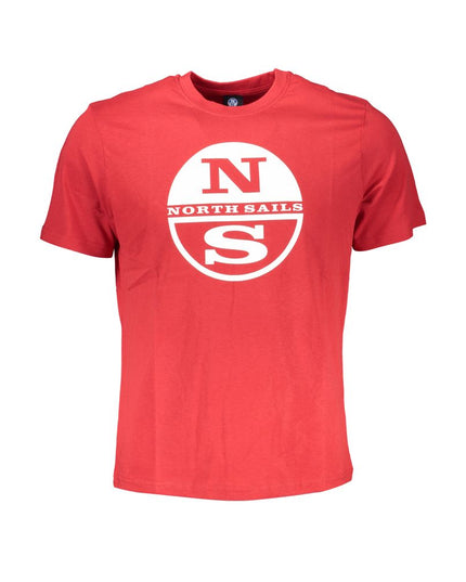 North Sails Red Cotton T-Shirt