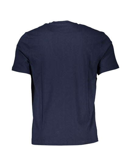 North Sails Blu Cotton Men T-Shirt