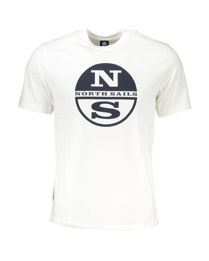 North Sails Bianco Cotton Men T-Shirt