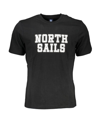North Sails Black Cotton T-Shirt