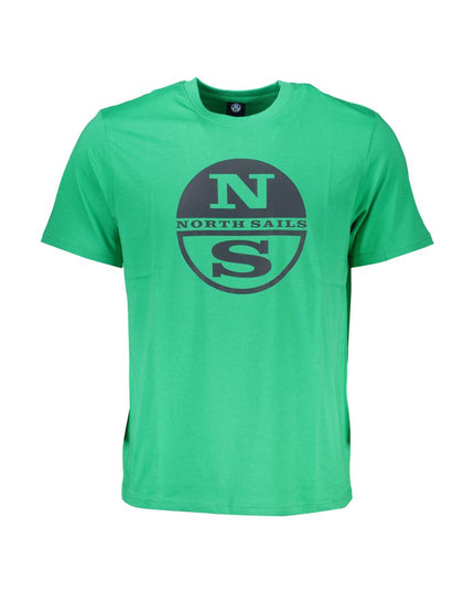 North Sails Green Cotton T-Shirt